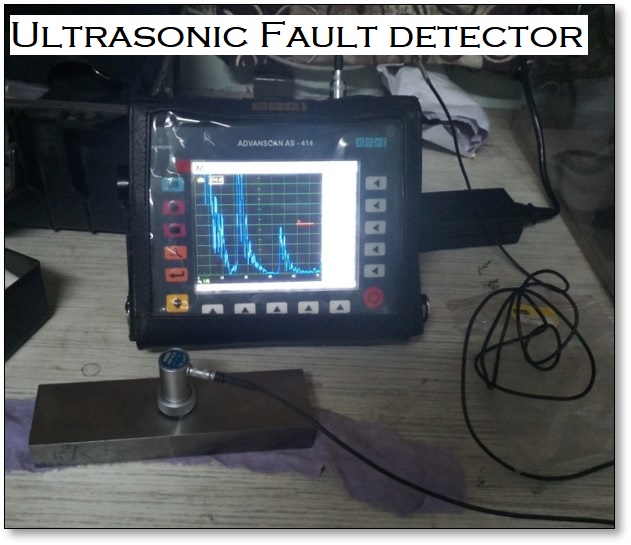 Ultrasonic testing setup